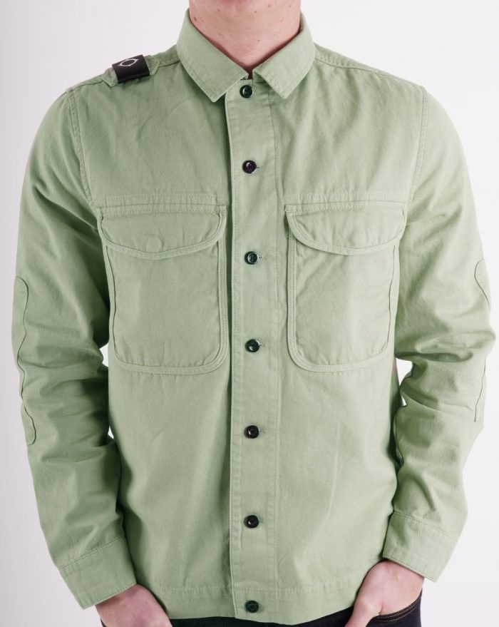 MA.STRUM Two Pocket Overshirt Green