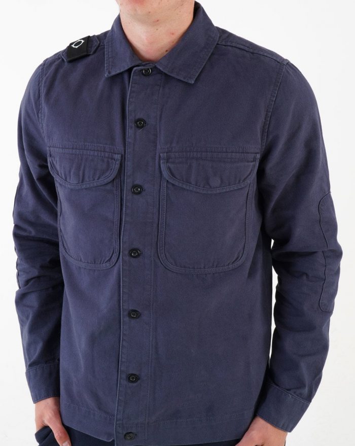 MA.STRUM Two Pocket Overshirt Navy