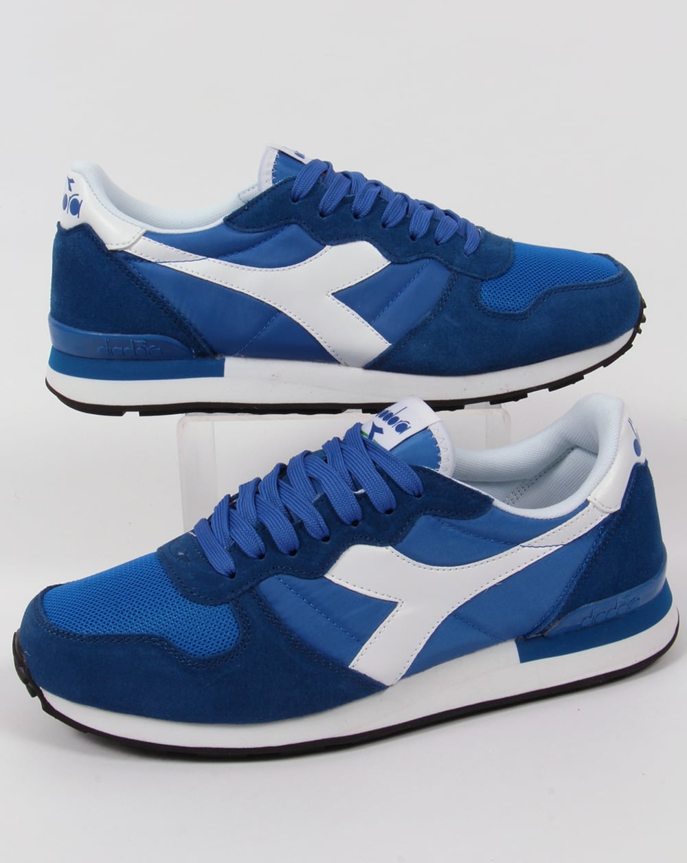 Blue store diadora trainers